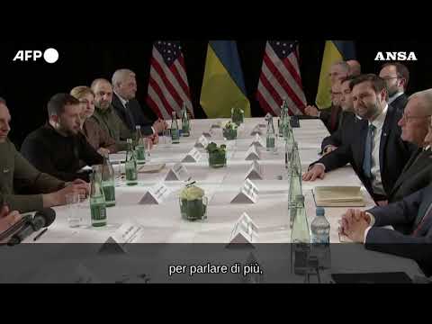 Monaco, alla conferenza sulla sicurezza faccia a faccia tra Vance e Zelensky