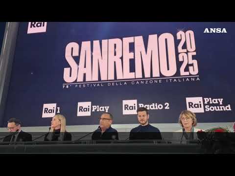Sanremo, Conti: “Panariello stasera fara’ da baby-sitter a mio figlio”