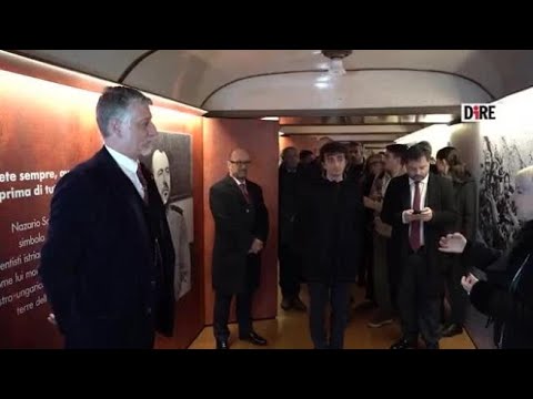 Foibe, il treno del ricordo a Bologna. Il ministro Giuli rievoca «l’orrendo episodio»