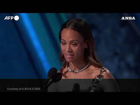 Oscar, Zoe Saldana vince come attrice non protagonista