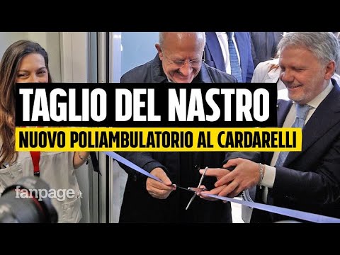 Nuovo poliambulatorio al Cardarelli di Napoli, Vincenzo De Luca: “Addio lista di attesa”