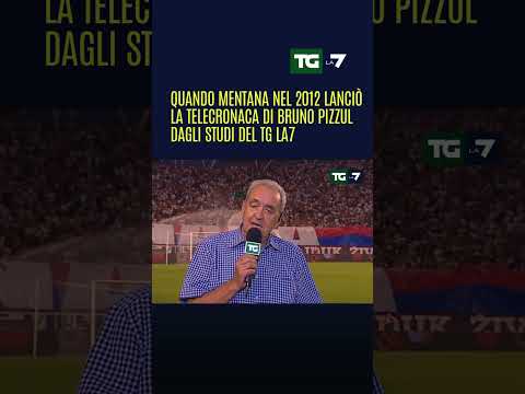 Quando #Mentana nel 2012 lanciò la telecronaca di Bruno #Pizzul dagli studi del Tg La7