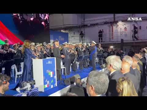 Vespucci a Trieste, cerimonia d’inaugurazione del Tour mediterraneo