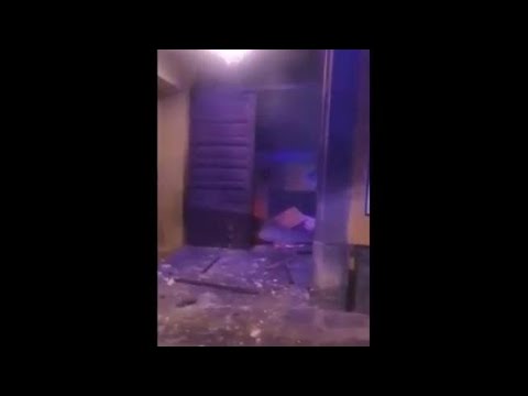 Il Comune di Castel San Giorgio dopo l’esplosione della bomba