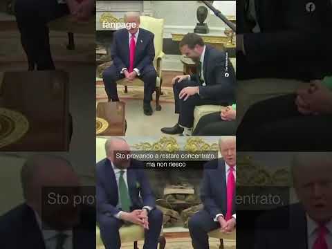 Trump distratto dai calzini del vicepresidente Vance: “Non riesco a concentrarmi”