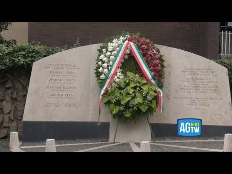 Aldo Moro, in via Fani la cerimonia per il 47esimo anniversario del rapimento