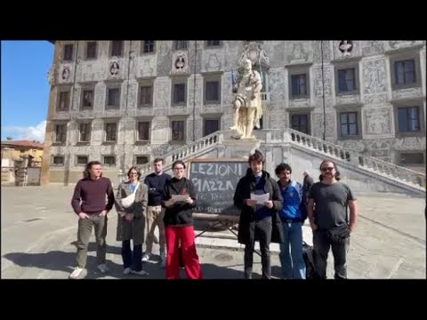 Pisa, lezioni in piazza per protestare contro i tagli all’Università