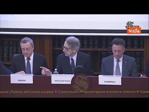 Draghi: “Emozione ritornare per la prima volta in Parlamento dopo fine del mio mandato”
