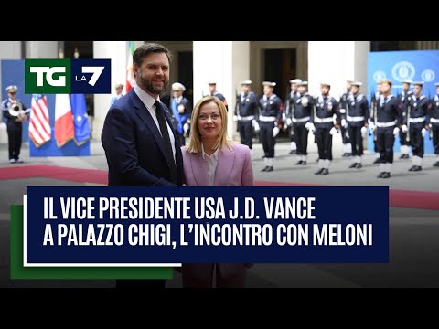 Il vice Presidente usa J.D. Vance a Palazzo Chigi, l’incontro con Giorgia Meloni
