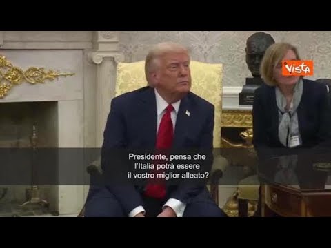 Trump: Italia miglior alleato? Se Meloni resta premier