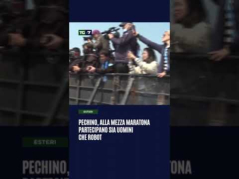 #Pechino, alla mezza maratona partecipano sia uomini che #robot