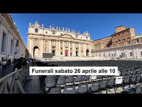 San Pietro si prepara ai funerali di Papa Francesco, la mappa delle piazza
