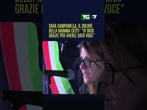 Sara Campanella, il dolore della mamma Cetty: “Vi dico grazie per averle dato voce”