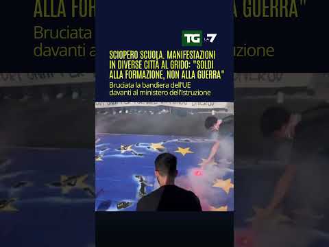 Sciopero Scuola. Manifestazioni in diverse città al grido: “Soldi alla formazione, non alla guerra”