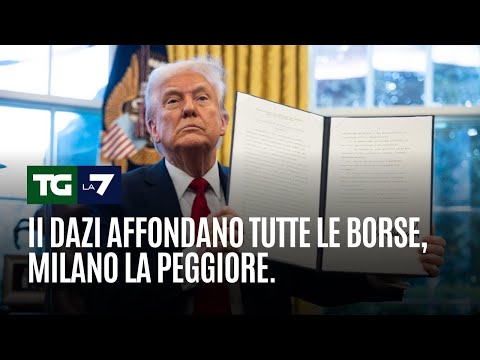I dazi affondano tutte le Borse, Milano la peggiore.