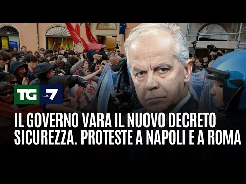 Il governo vara il nuovo decreto sicurezza. Proteste a Napoli e a Roma
