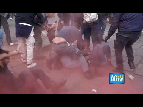 Tafferugli a Milano tra forze dell’ordine e manifestanti al corteo per la Palestina 