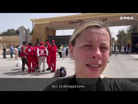 Gaza, la Carovana solidale al valico di Rafah