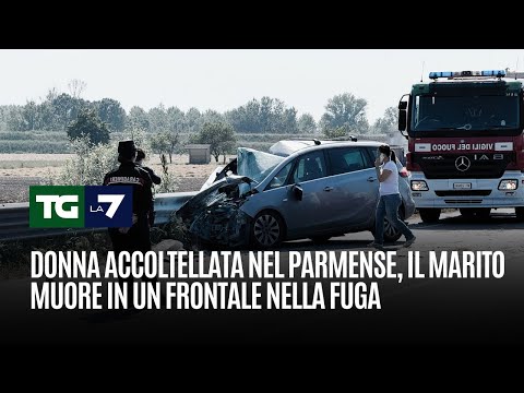 Donna accoltellata nel Parmense, il marito muore in un frontale nella fuga