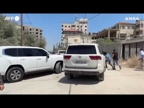 Gaza, diplomatici stranieri in visita al campo di Jenin fuggono dopo aver sentito degli spari