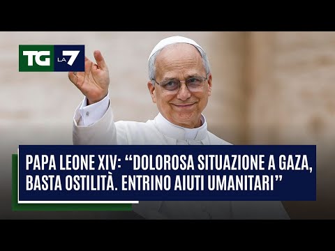 Papa Leone XIV: “Dolorosa situazione a Gaza, basta ostilità. entrino aiuti umanitari”