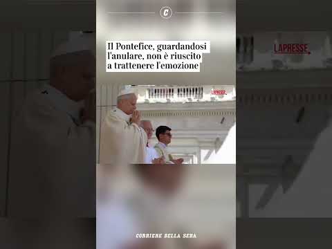 Papa Leone XIV riceve l’Anello del Pescatore e si commuove #shorts #news