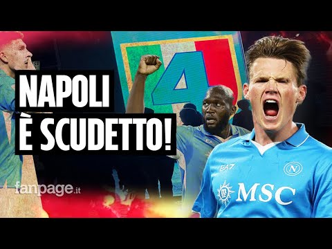 Napoli Campione d’Italia, gli azzurri conquistano il 4° scudetto: Inter si ferma al secondo posto
