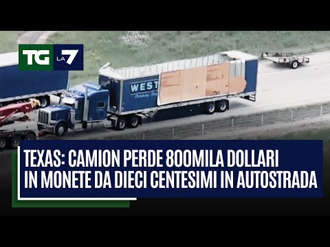 Texas: camion perde 800mila dollari in monete da dieci centesimi in autostrada