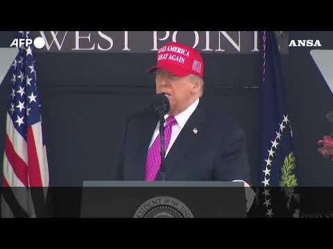 Trump ai diplomati di West Point: “Siete vincitori”