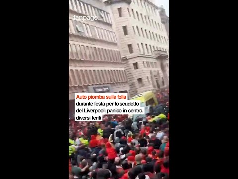 Auto piomba sulla folla durante festa per lo scudetto del Liverpool: diversi feriti