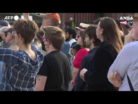 Usa, studenti di Harvad protestano contro le politiche di Trump
