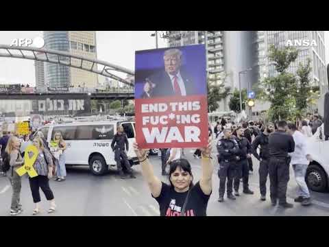 Israele, nuova protesta a Tel Aviv per chiedere la fine della guerra