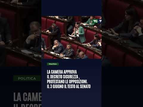 La Camera approva il decreto sicurezza, protestano le opposizioni. Il 3 giugno il testo al Senato