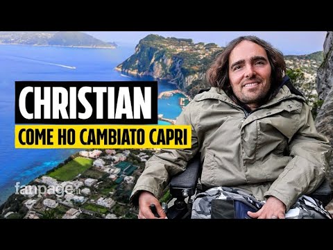 Capri, la battaglia di Christian contro le barriere architettoniche ha trasformato l’isola