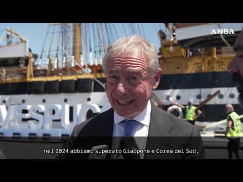 Urso: “Il tour della Vespucci un’avventura straordinaria”