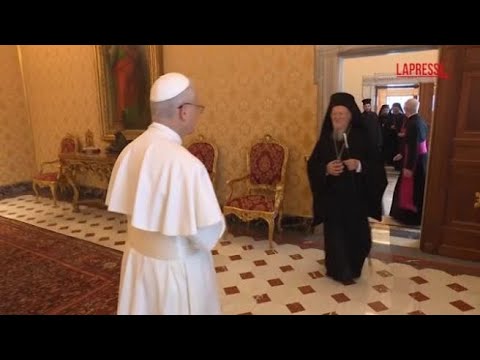 L’incontro in Vaticano tra Papa Leone XIV e il Patriarca ortodosso Bartolomeo I