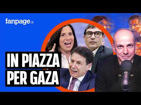 La sinistra in piazza per Gaza, mentre il governo resta fermo
