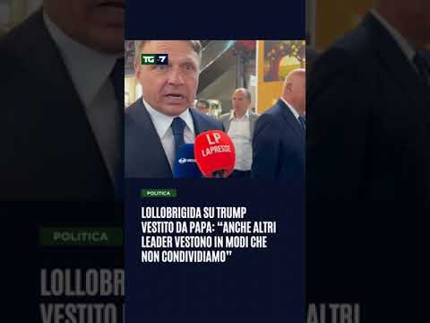 #Lollobrigida su Trump vestito da Papa: “Anche altri leader vestono in modi che non condividiamo”