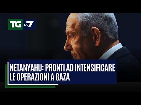 Netanyahu: pronti ad intensificare le operazioni a Gaza