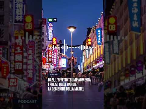 Meno Barbie e più costose per i bambini americani, lo ha annunciato oggi la Mattel. L’effetto dazi!