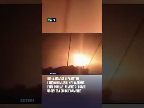 India, attacco al Pakistan: lancio di missili nel Kashmir e nel Punjab. Almeno 31 morti