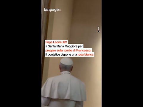 Papa Leone XIV a Santa Maria Maggiore per pregare sulla tomba di Francesco