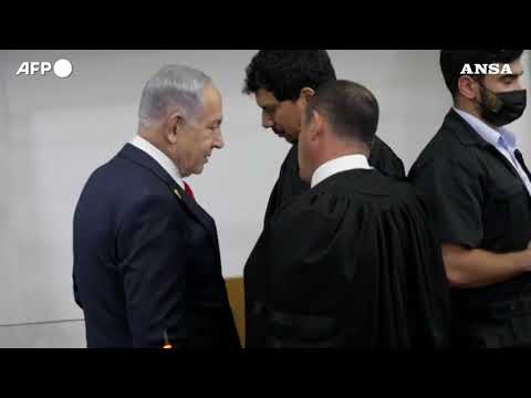 Tel Aviv, Netanyahu in tribunale per un’udienza del suo processo