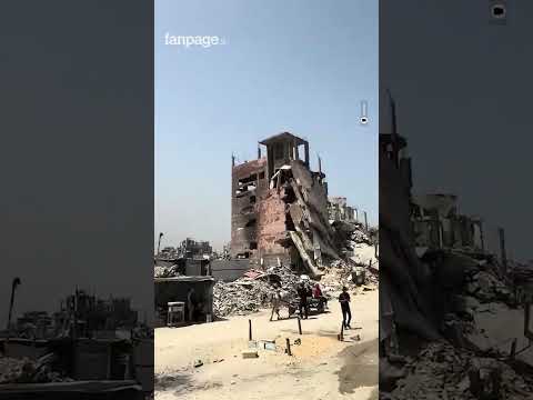 Jabalia, vita tra le rovine nel nord di Gaza: era il più grande campo profughi della Striscia