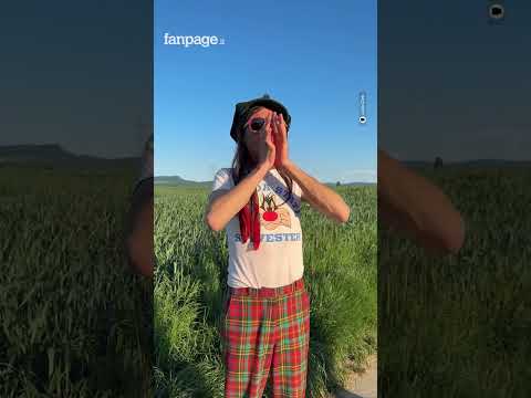 Lucio Corsi si prepara all’Eurovision suonando un filo d’erba
