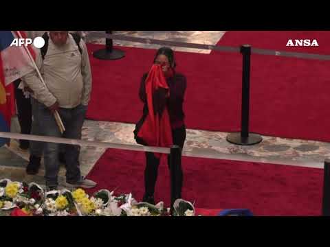 Uruguay, la vedova di Mujica alla camera ardente