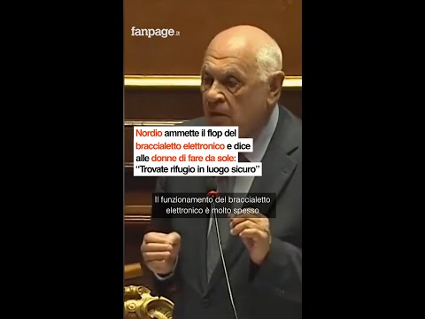 Nordio ammette il flop del braccialetto elettronico e dice alle donne di fare da sole