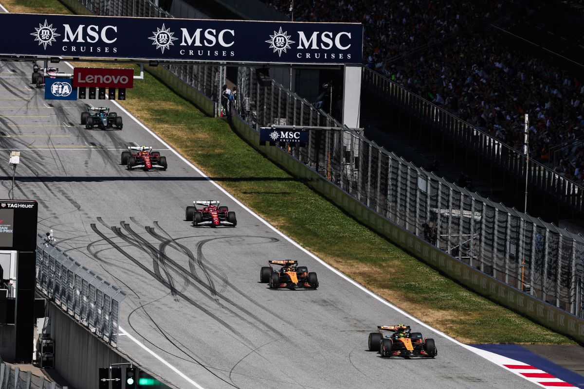 Doppietta McLaren Norris-Piastri in Austria, 3° Leclerc