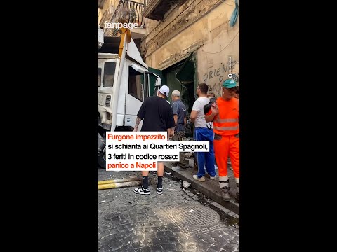 Incidente stradale ai Quartieri Spagnoli di Napoli