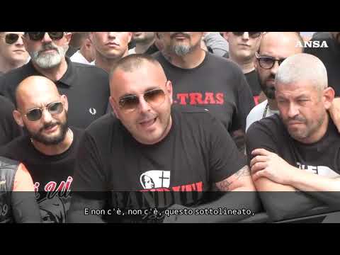 Processo ultra’, presidio tifosi rossoneri fuori dall’aula bunker di San Vittore